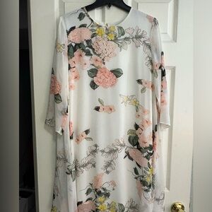 New York & Co Lined Floral Dress